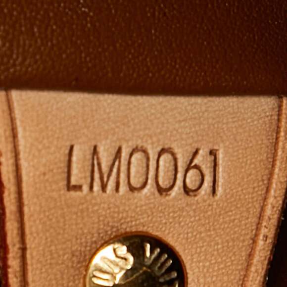 LOUIS VUITTON Brown Monogram Leather Tote Bag